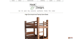Desktop Screenshot of haakdesigns.com
